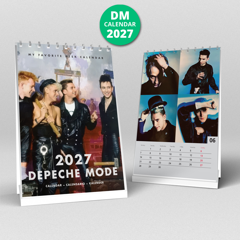 Stolní kalendář Depeche Mode 2027